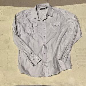 Indigo star button up